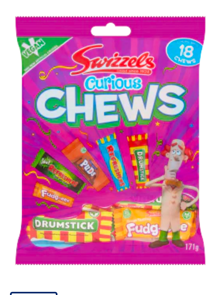 Swizzels Curious Chews Variety Pack British Candy