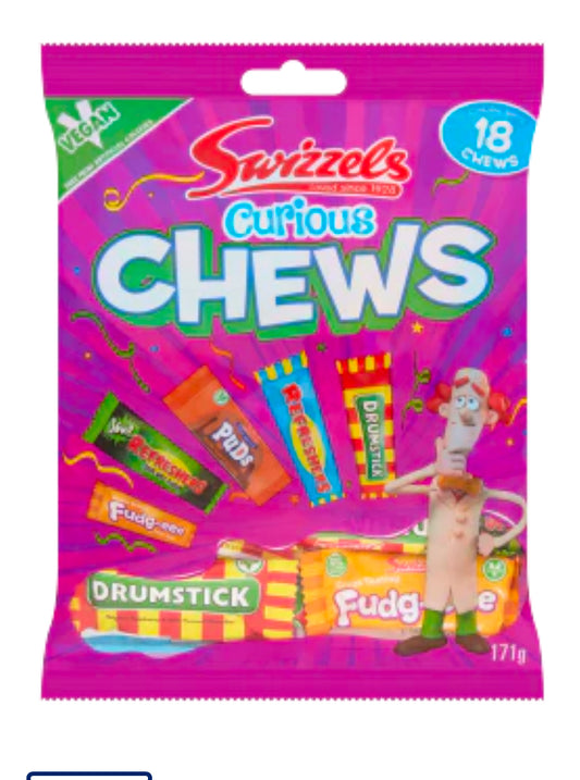 Swizzels Curious Chews Variety Pack British Candy