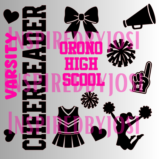 Cheerleader Peekaboo Digital product