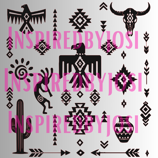 Aztec Peekaboo Digital product