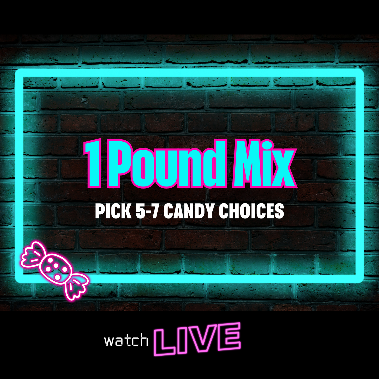 {1 lb} Gummy Mix 5-7 Candy Options