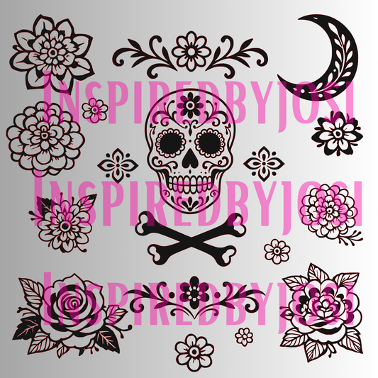 Day of the Dead Peekaboo Digital product