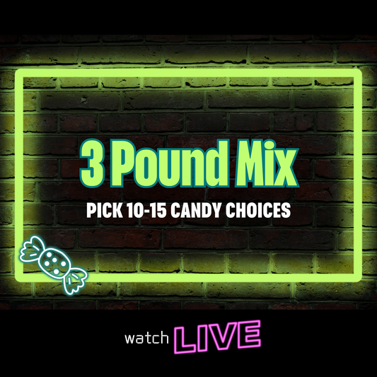 {3lb} Gummy Mix 10-15 Candy options added including