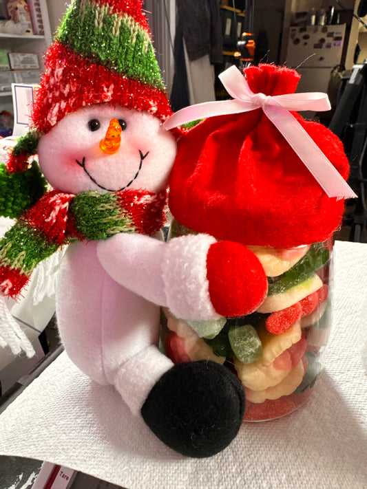 2lb Christmas Candy Santa or Snowman