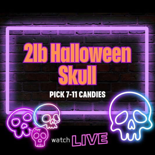 2lb} Gummy Mix HALLOWEEN skull